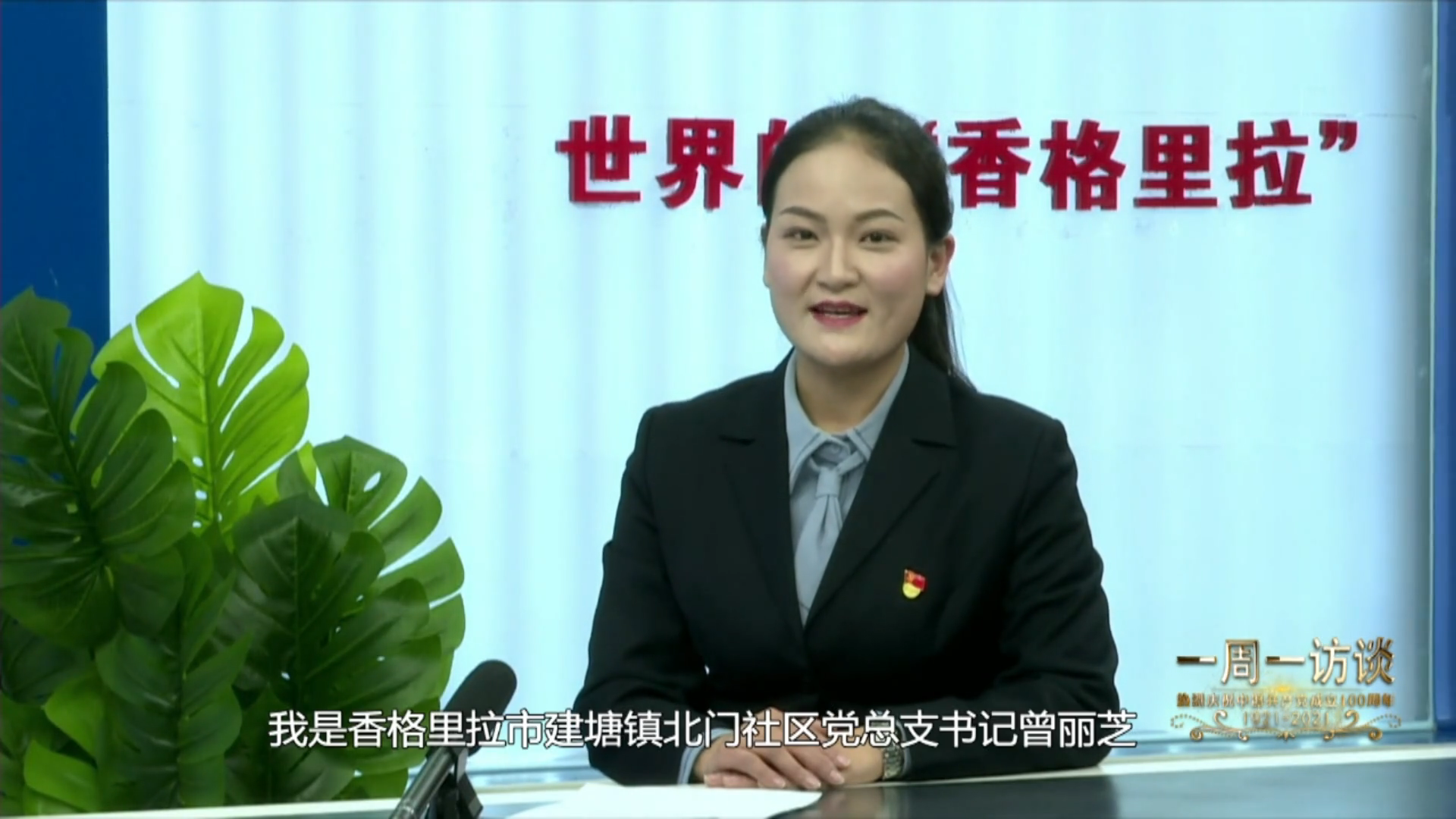 建塘鎮北門社區黨總支書記做客“一周一訪談”欄目