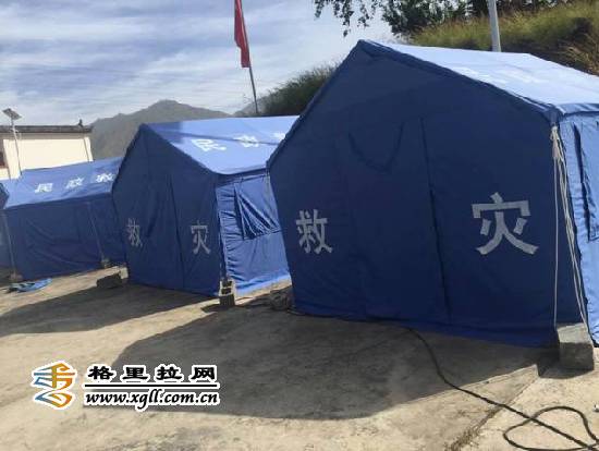 群眾已轉移安置至救災帳篷