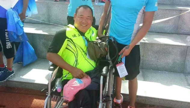 和學新在省第十一屆殘疾人運動會上摘得一銀一銅