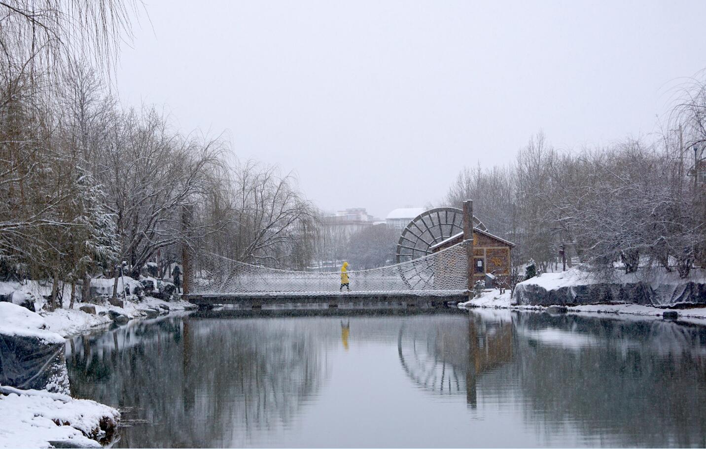 龍潭湖雪景