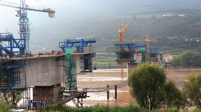 開發區禮仁大橋明年將建成通車