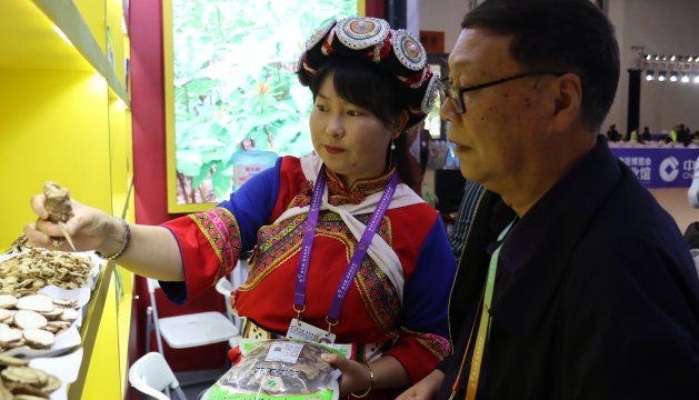 迪慶多家企業亮相南博會